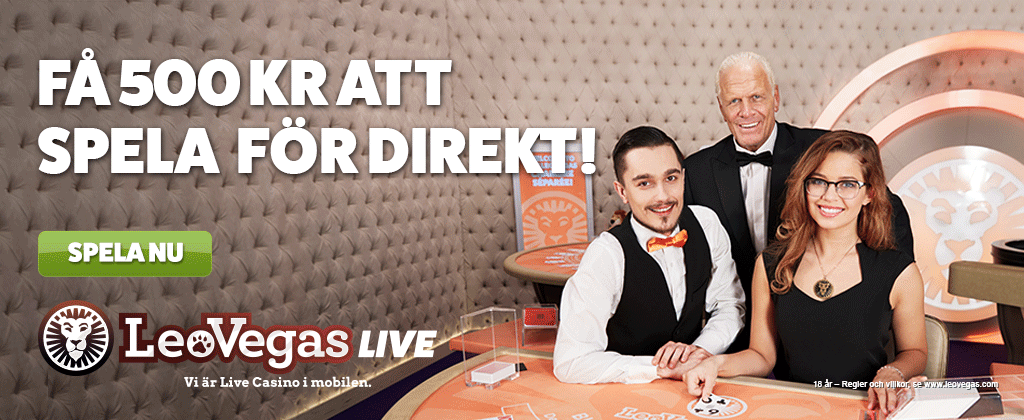 leovegas 500kr gratis
