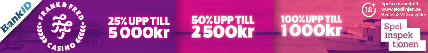 FrankFred casino bonus & free spins 2019