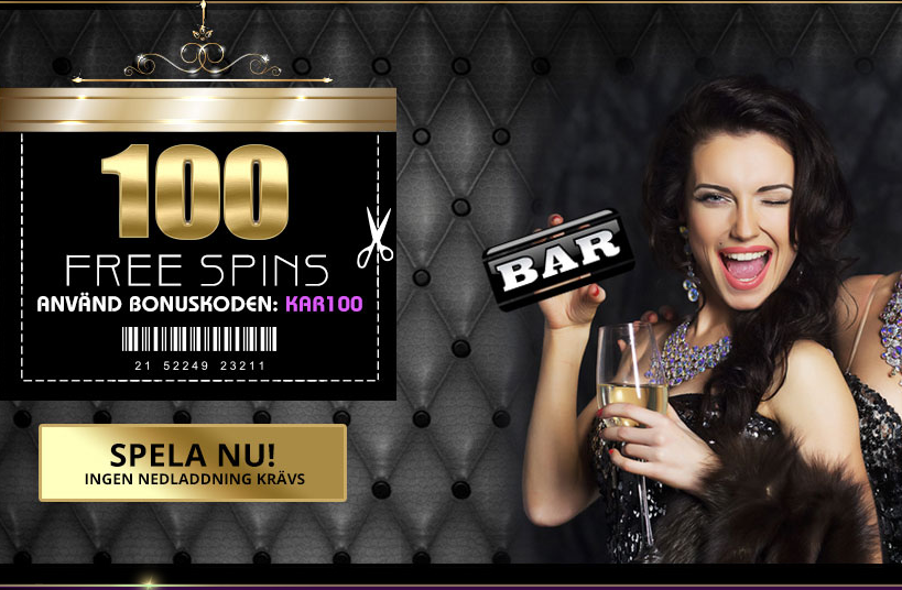 100 freespins hos Karamba