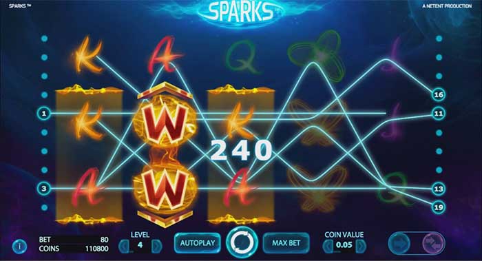 sparks freespins