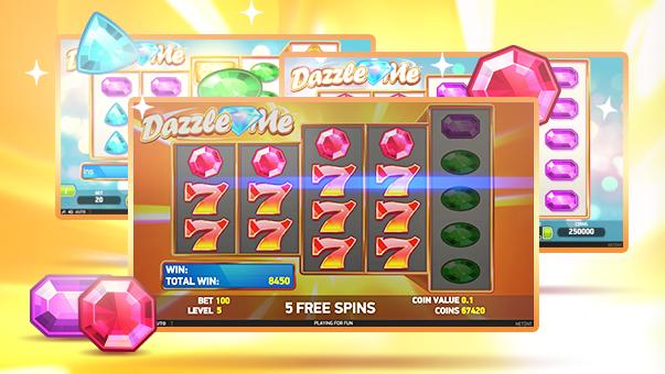 dazzle me slot freespins