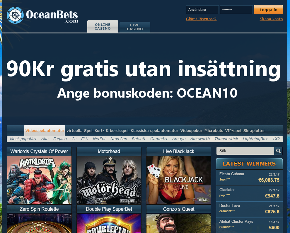 90kr oceanbets