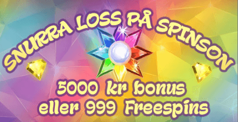 Spinson Free spins bonus